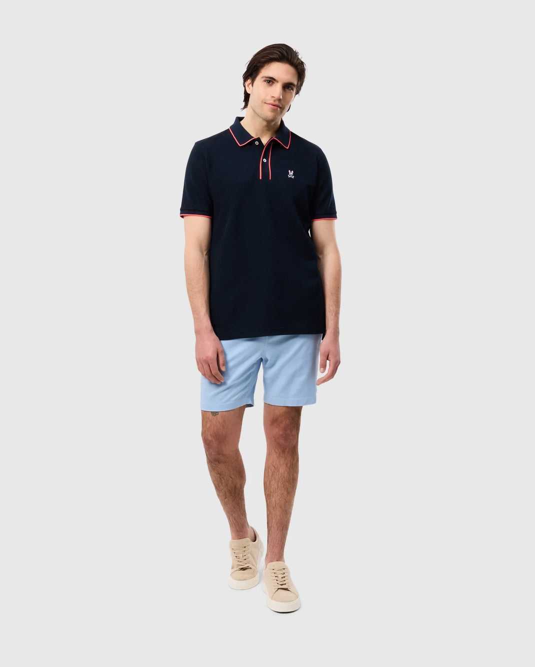 Polos Psycho Bunny Dallas Pique Polo Shirt Bleu Marine Homme | QHV-94695423